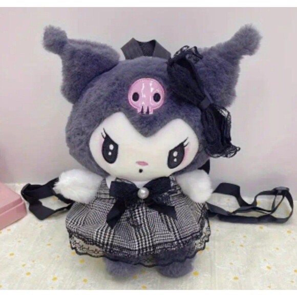 Sanrio Other - Dark Lolita goth kuromi Plush backpack kawaii sanrio plushie gift